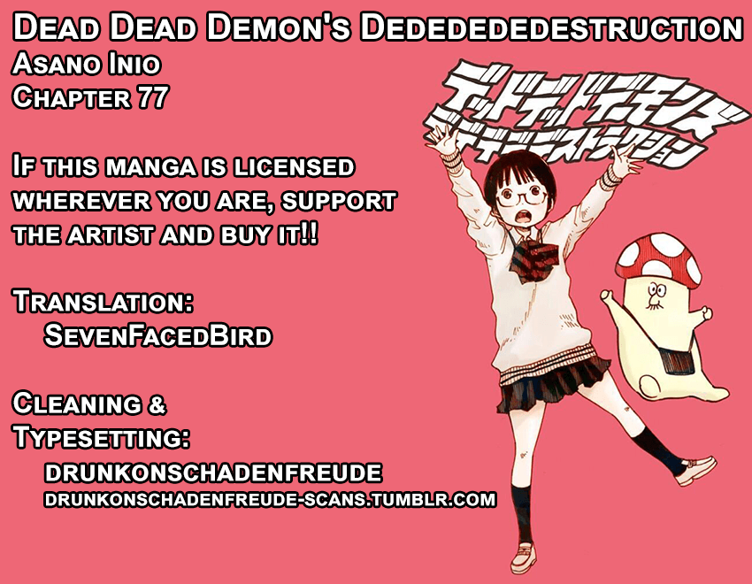 Dead Dead Demon’s Dededededestruction chapter 77 - page 15