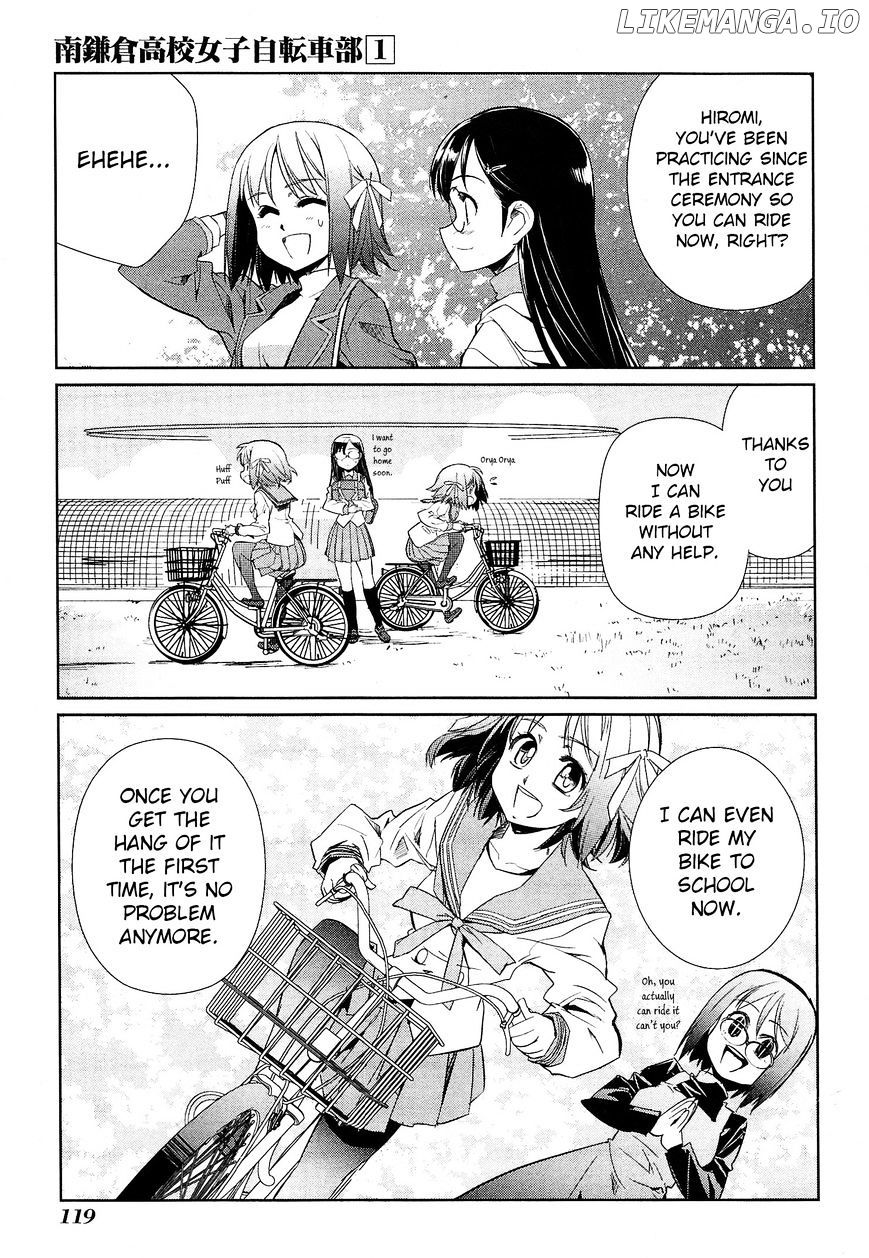 Minami Kamakura Koukou Joshi Jitenshabu chapter 4 - page 7