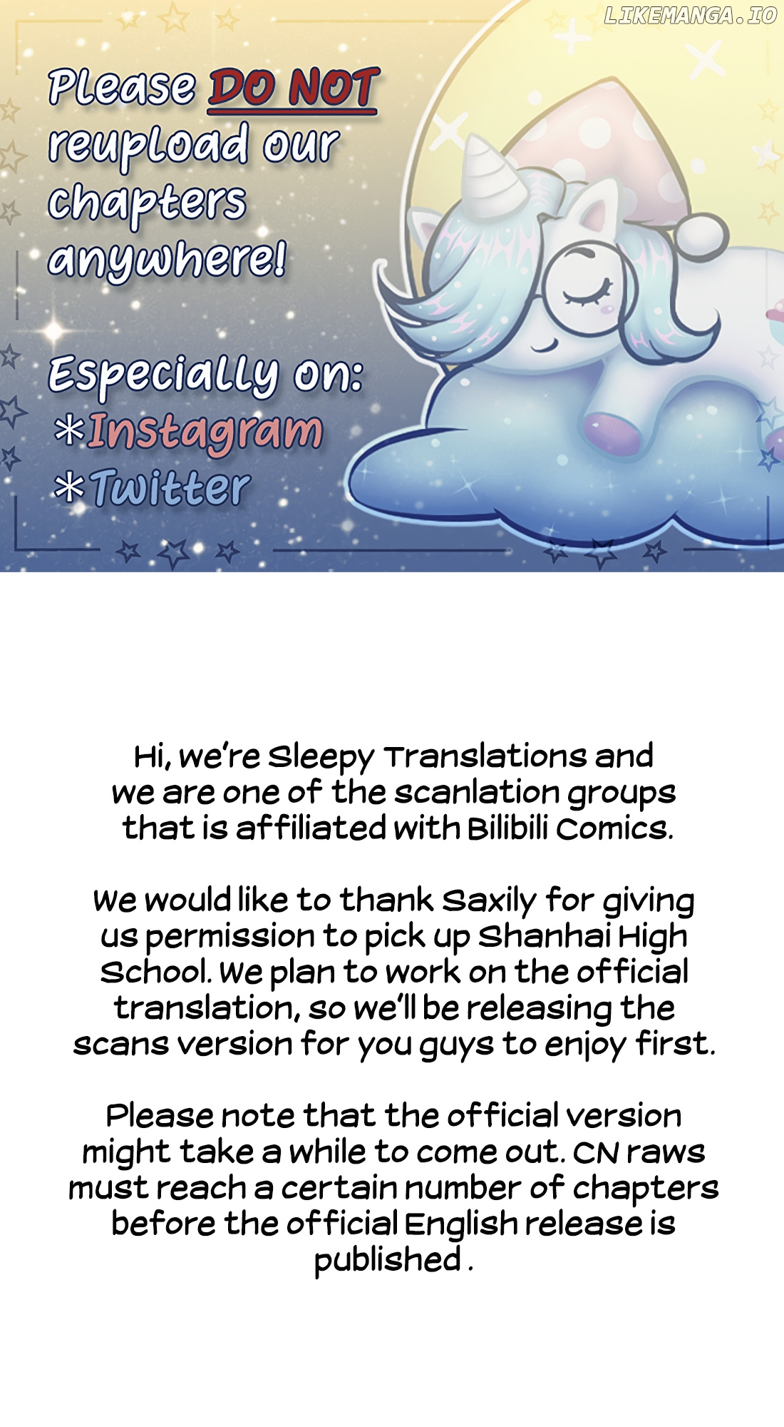 Shanhai High School chapter 0.1 - page 1