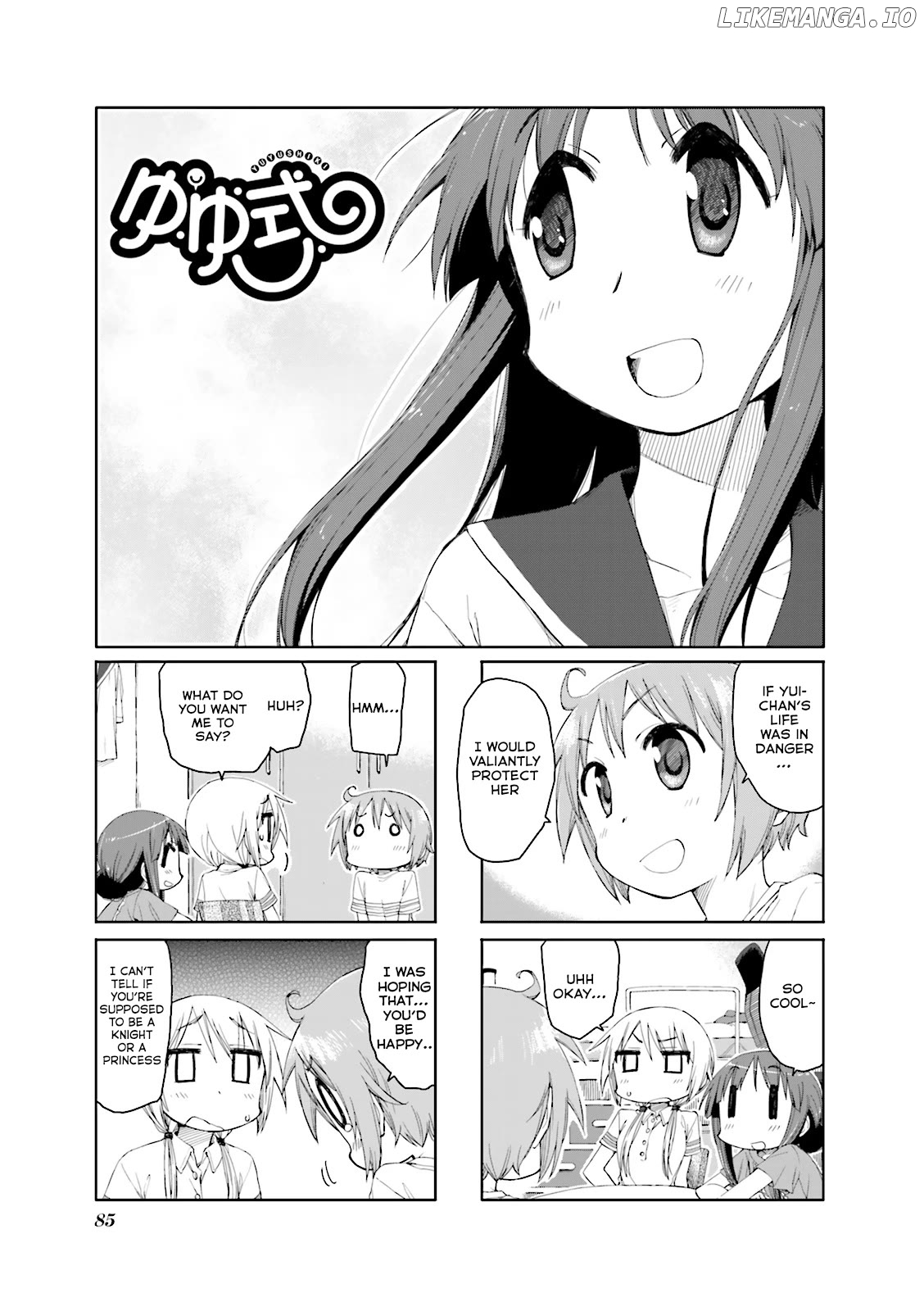 Yuyushiki chapter 54 - page 1