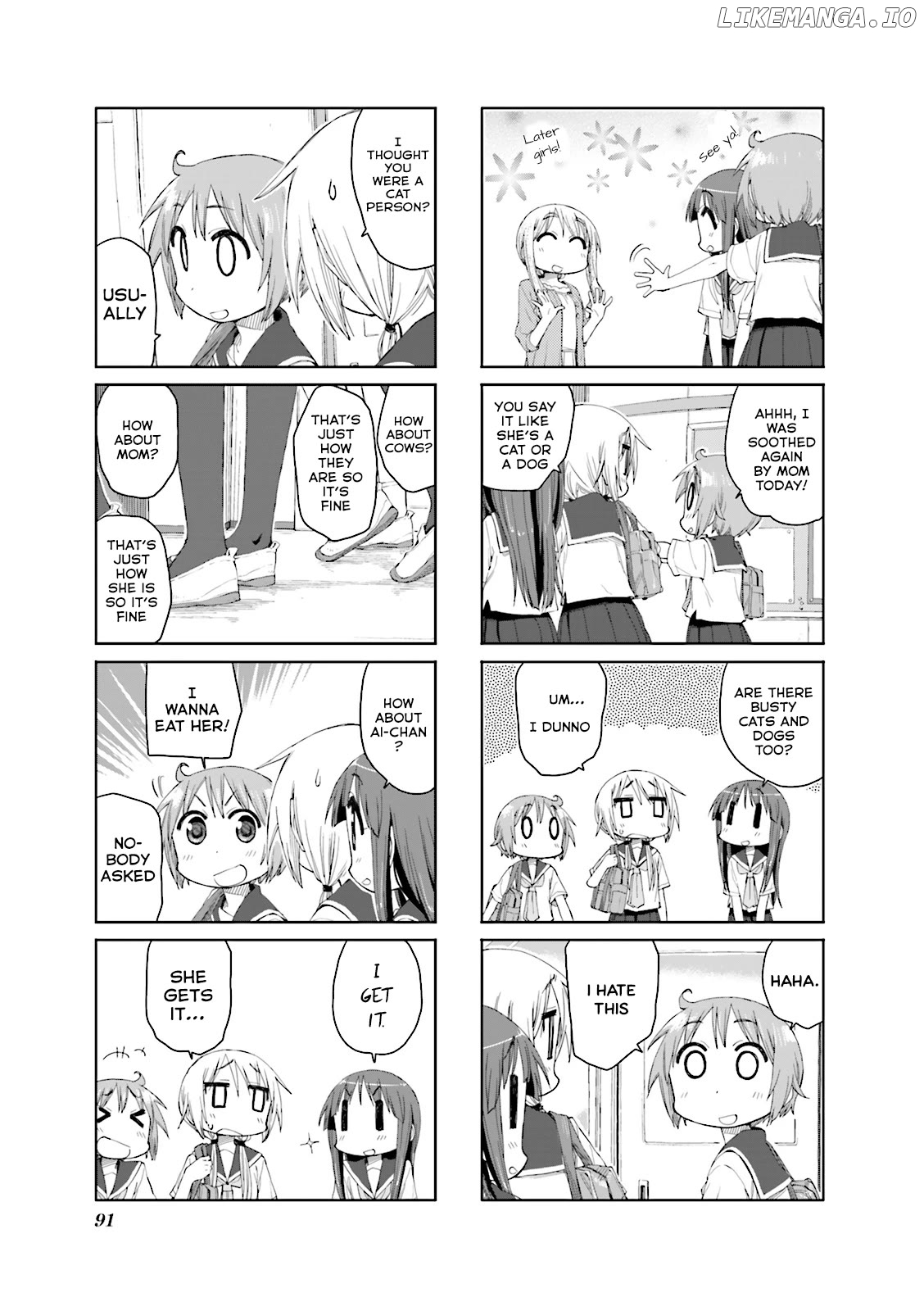 Yuyushiki chapter 54 - page 7