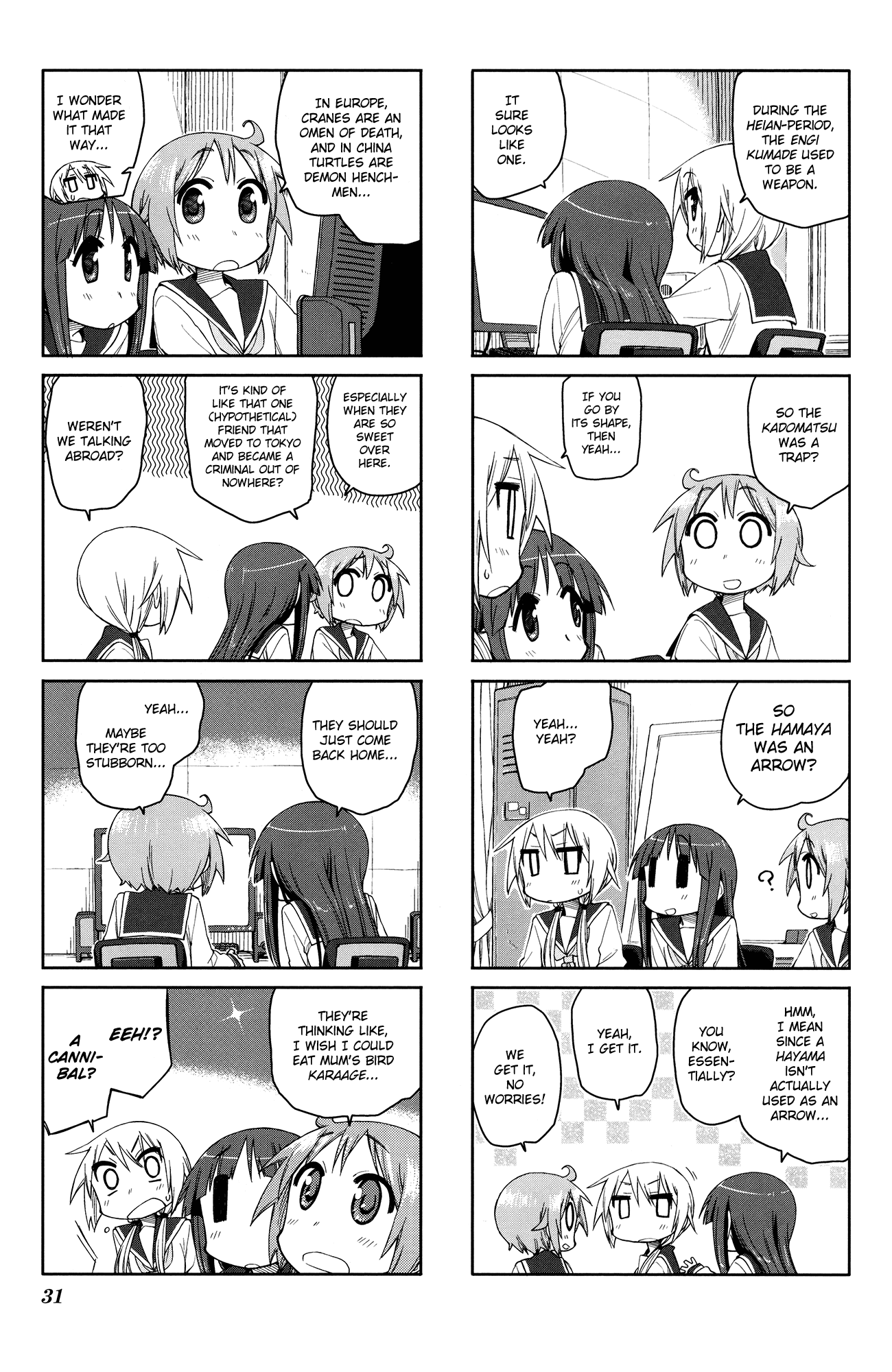 Yuyushiki chapter 47 - page 7