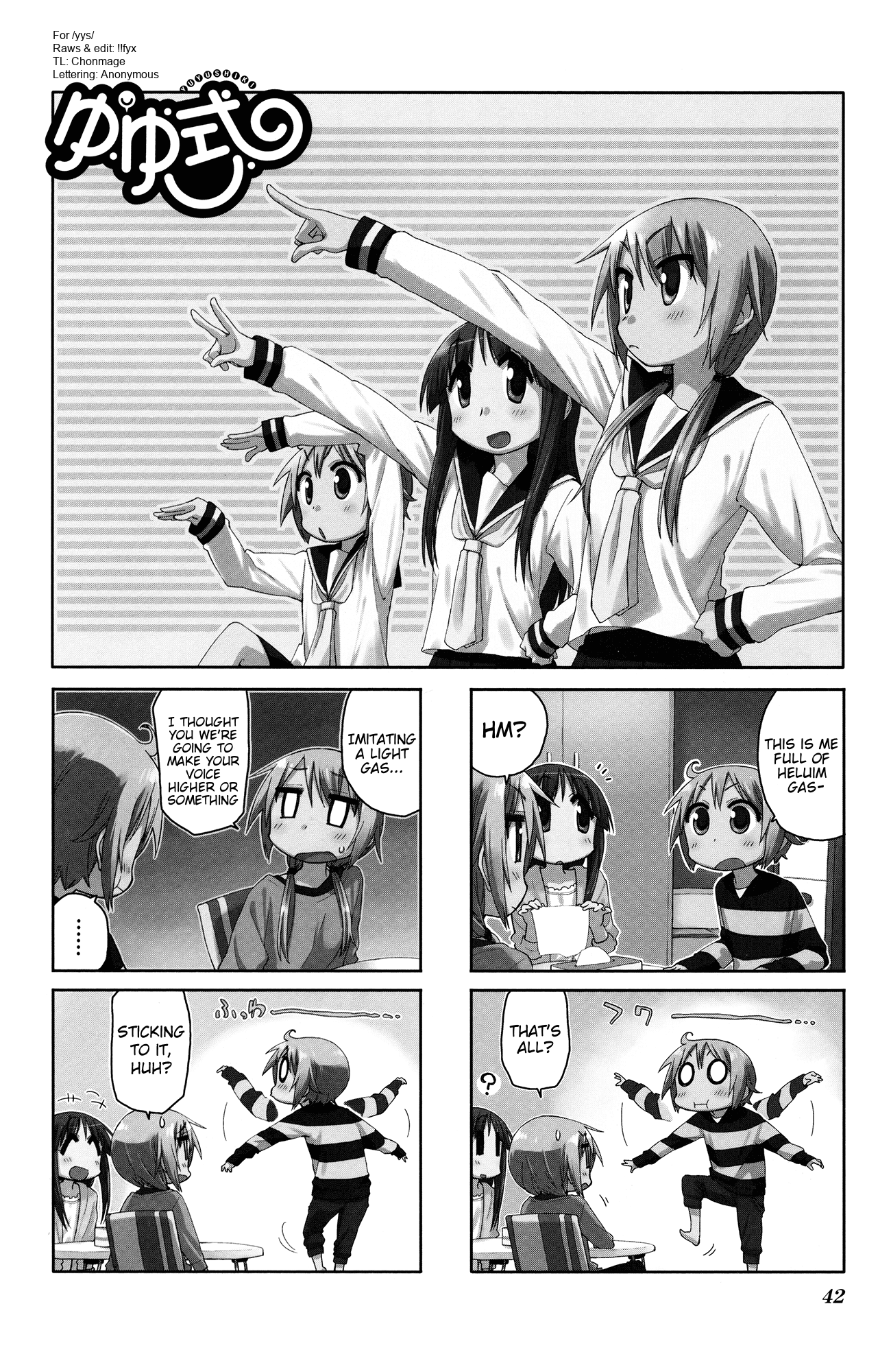 Yuyushiki chapter 49 - page 1