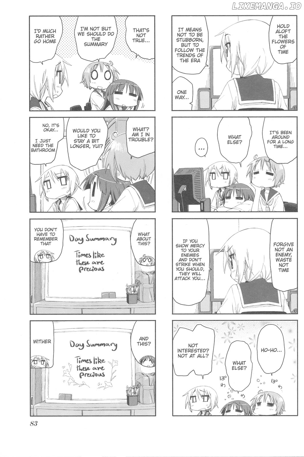 Yuyushiki chapter 53 - page 8