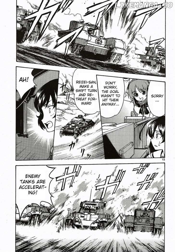 Girls & Panzer chapter 4 - page 13