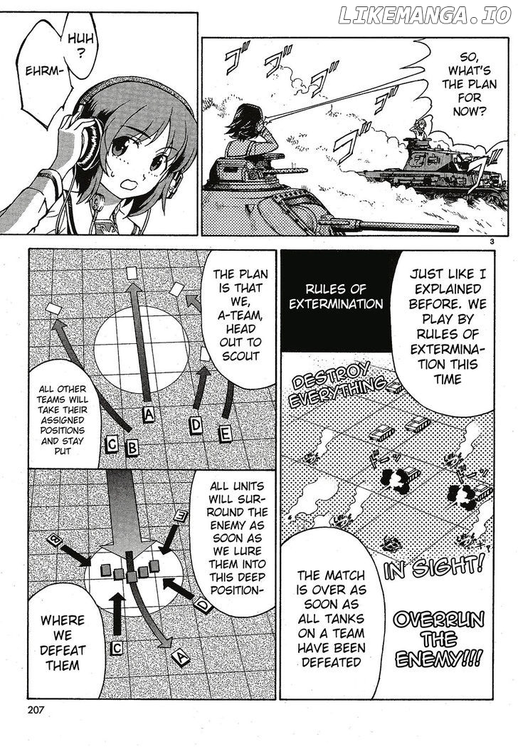 Girls & Panzer chapter 4 - page 3