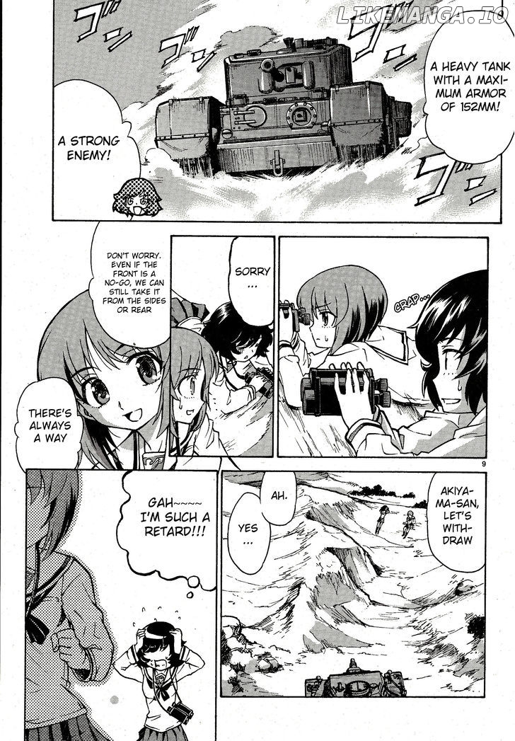 Girls & Panzer chapter 4 - page 9