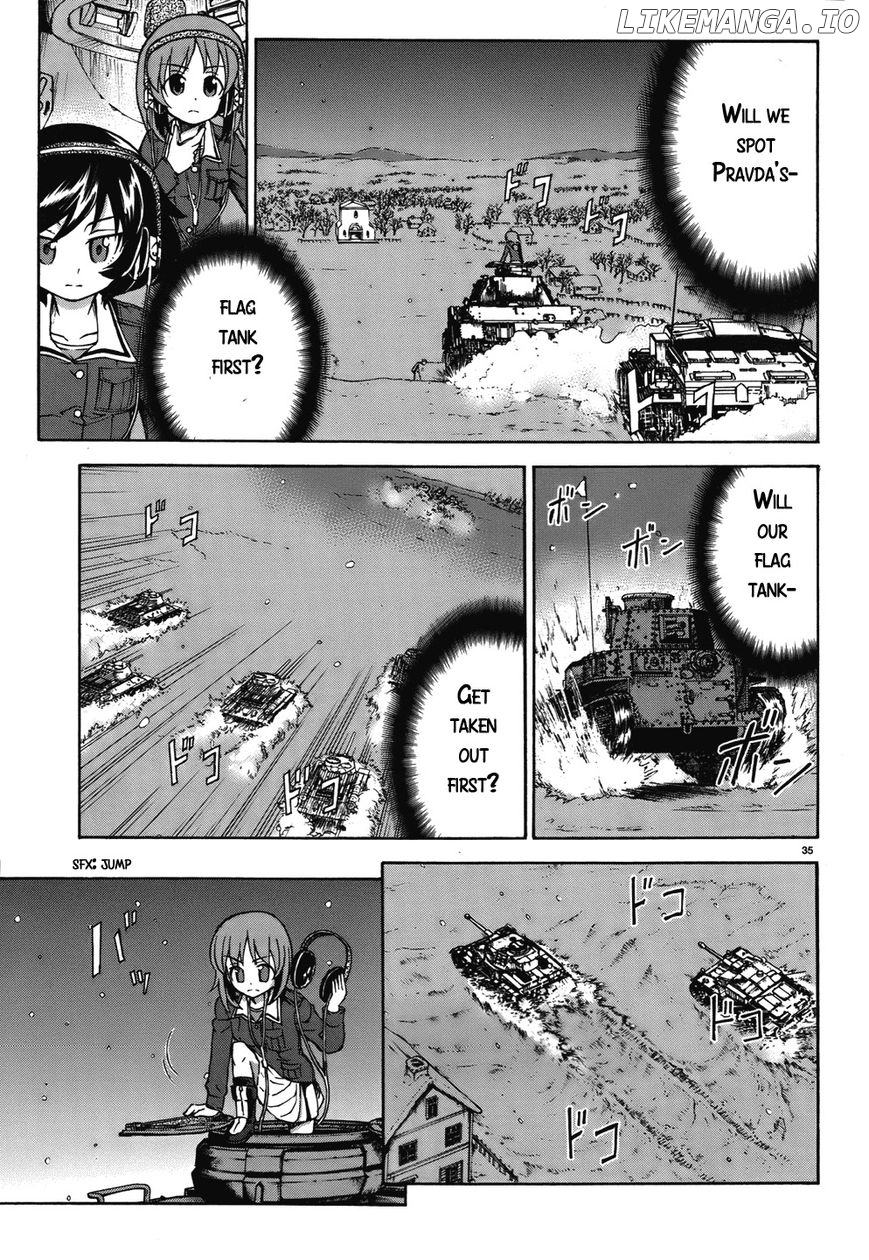 Girls & Panzer chapter 13 - page 35