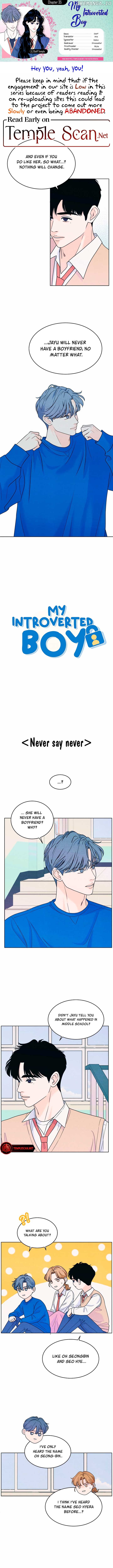 My Introverted Boy Chapter 35 - page 1