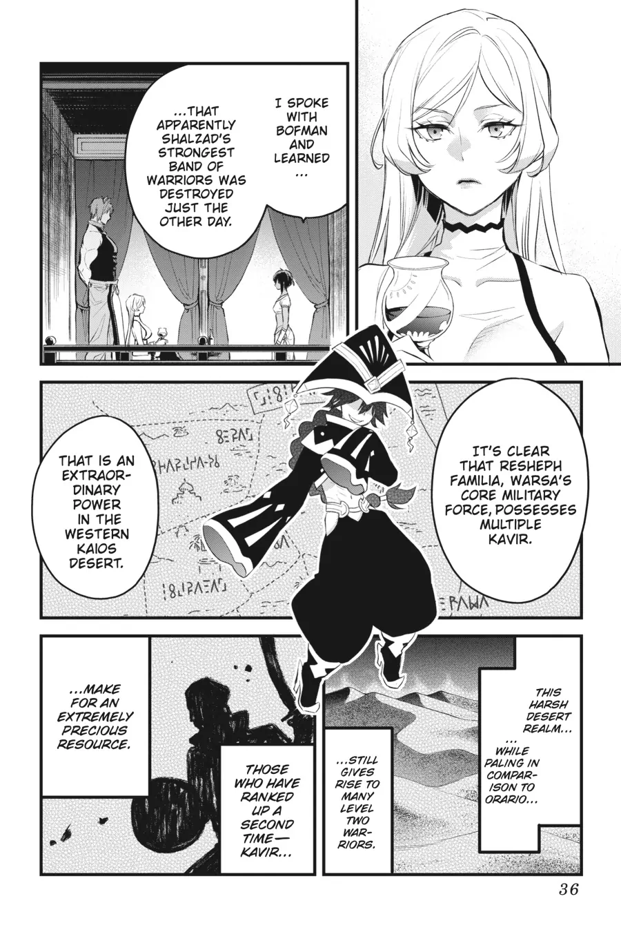 Dungeon ni Deai o Motomeru no wa Machigatte Iru Darou ka – Familia Chronicle: Episode Freya Chapter 9 - page 36