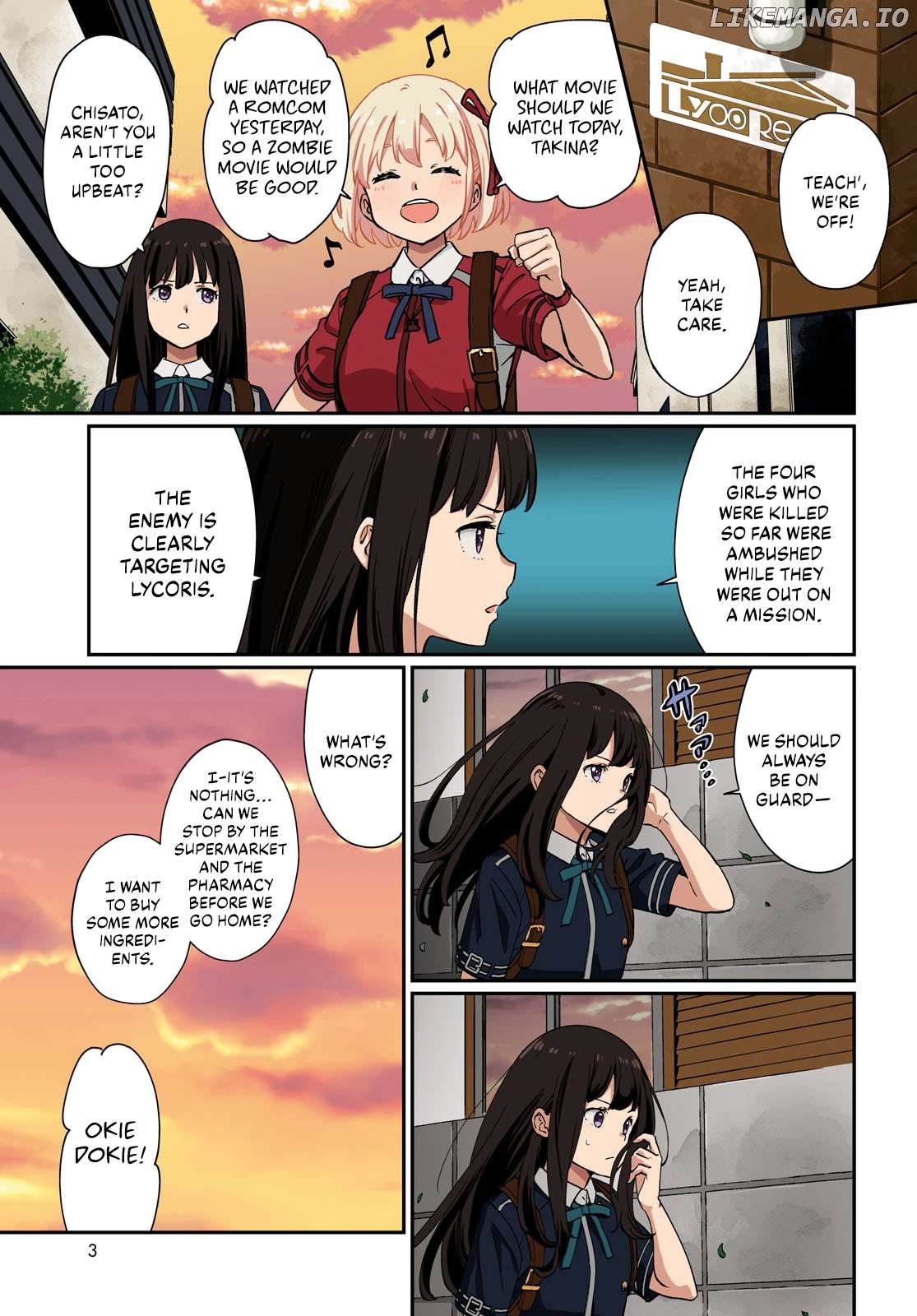 Lycoris Recoil Chapter 19 - page 1