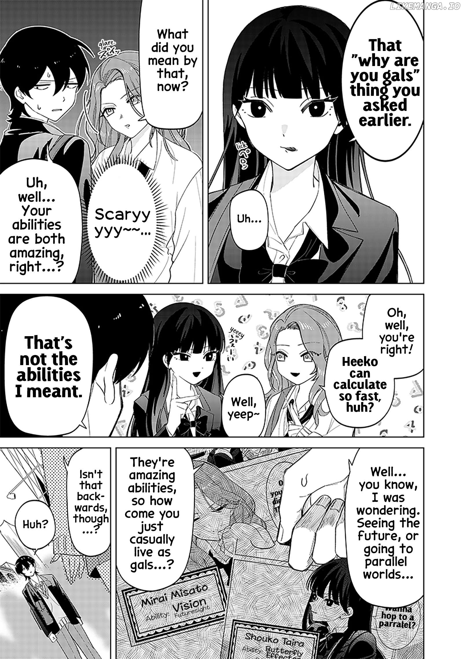 The Gals Who is Always Saying Insane Things. -My Daily Life at a Private Paranormal High School- Chapter 9 - page 9