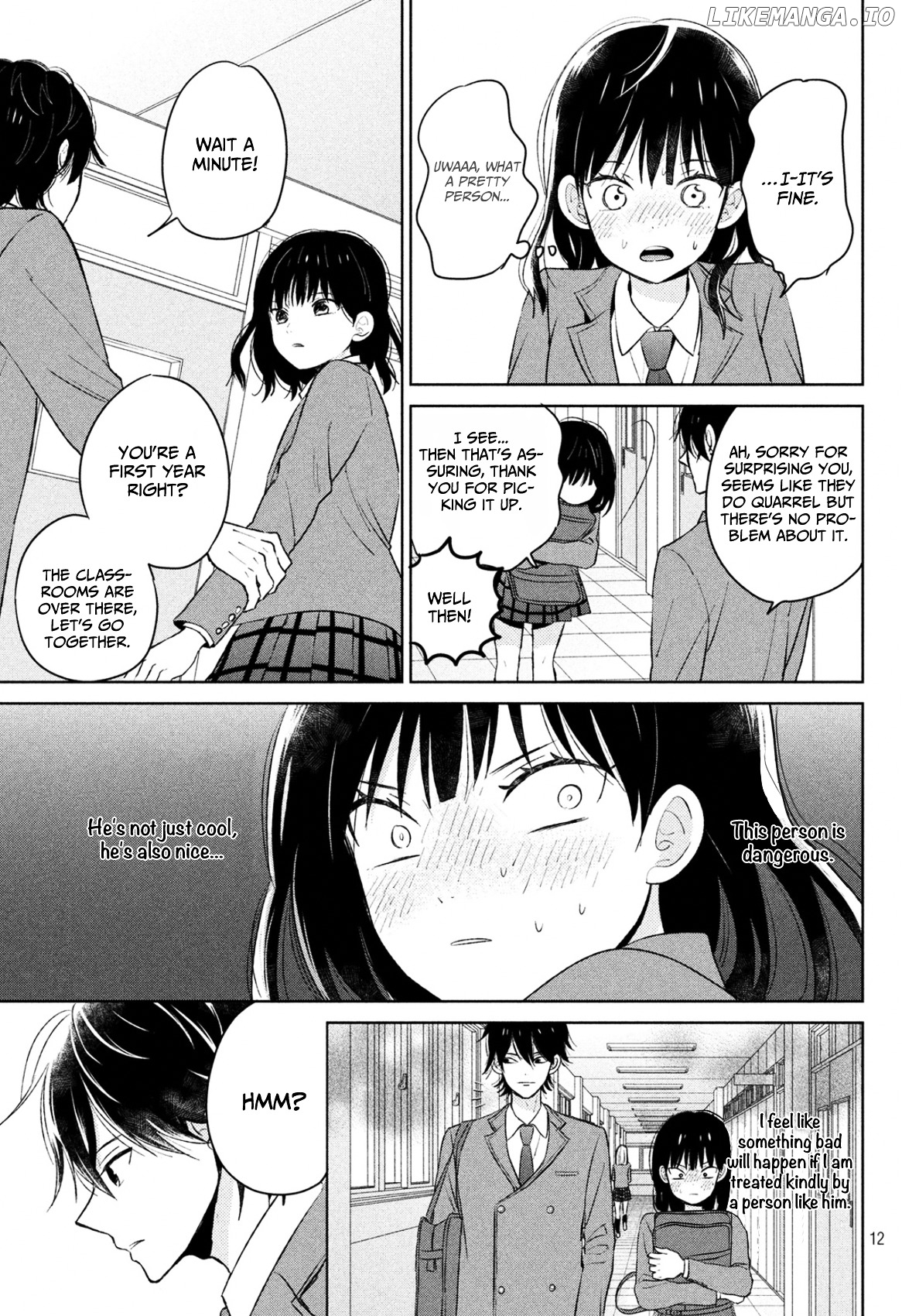 Chikyuu no Owari wa Koi no Hajimari chapter 1 - page 12