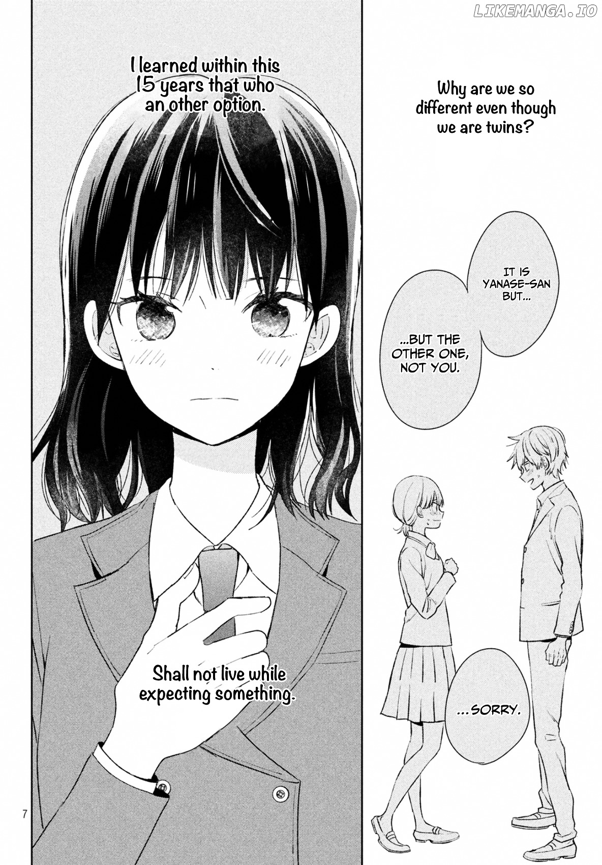 Chikyuu no Owari wa Koi no Hajimari chapter 1 - page 7