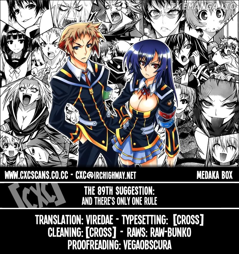 Medaka Box Chapter 89 - page 1