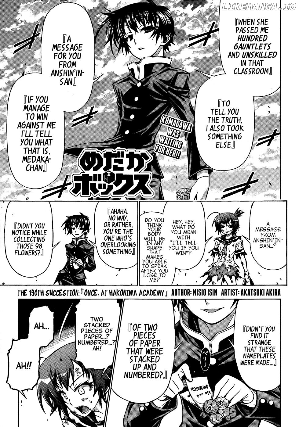 Medaka Box Chapter 190 - page 2