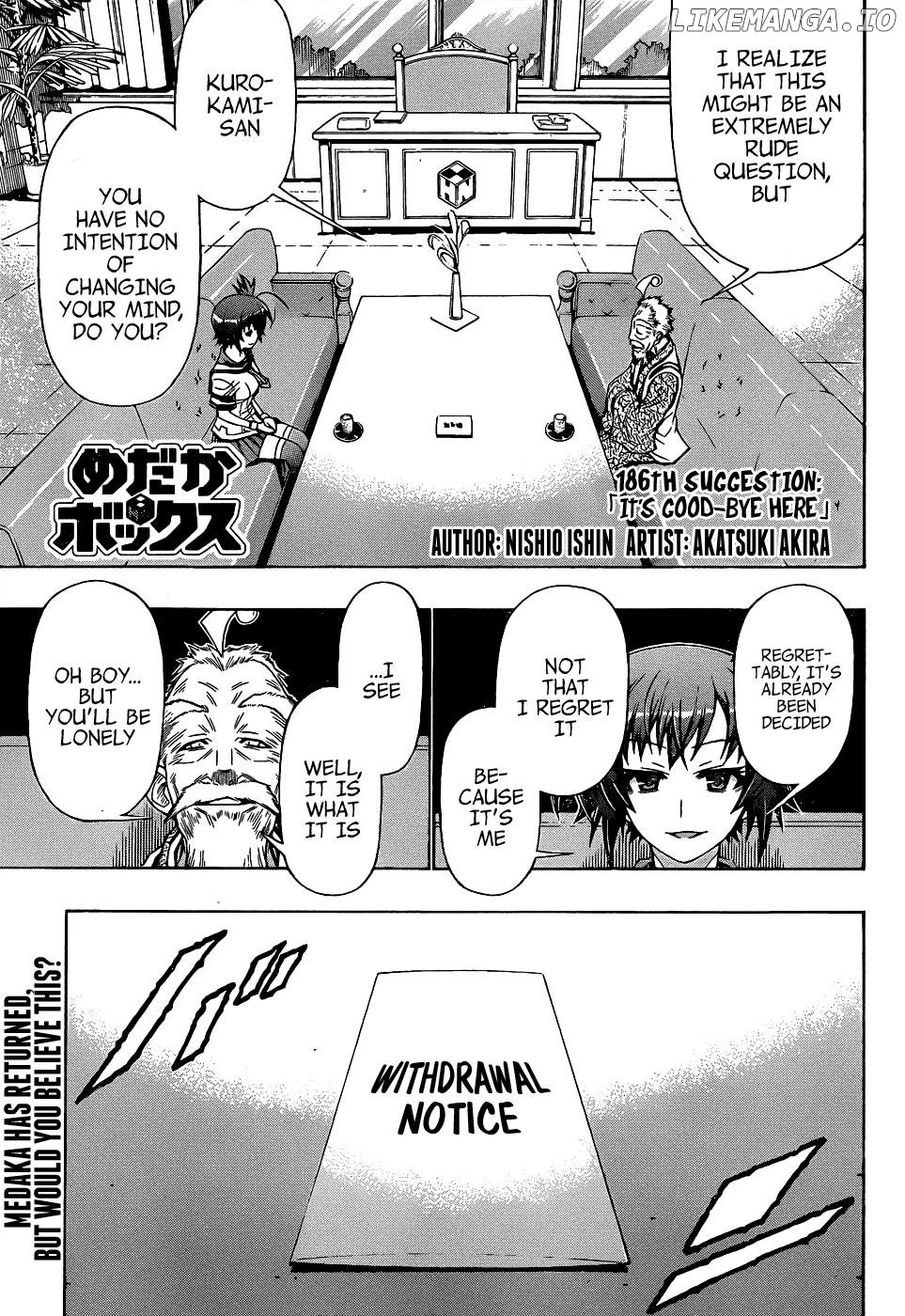 Medaka Box Chapter 186 - page 2