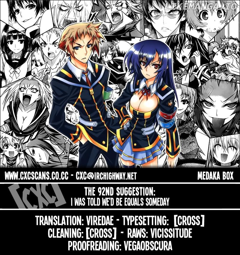 Medaka Box Chapter 92 - page 1