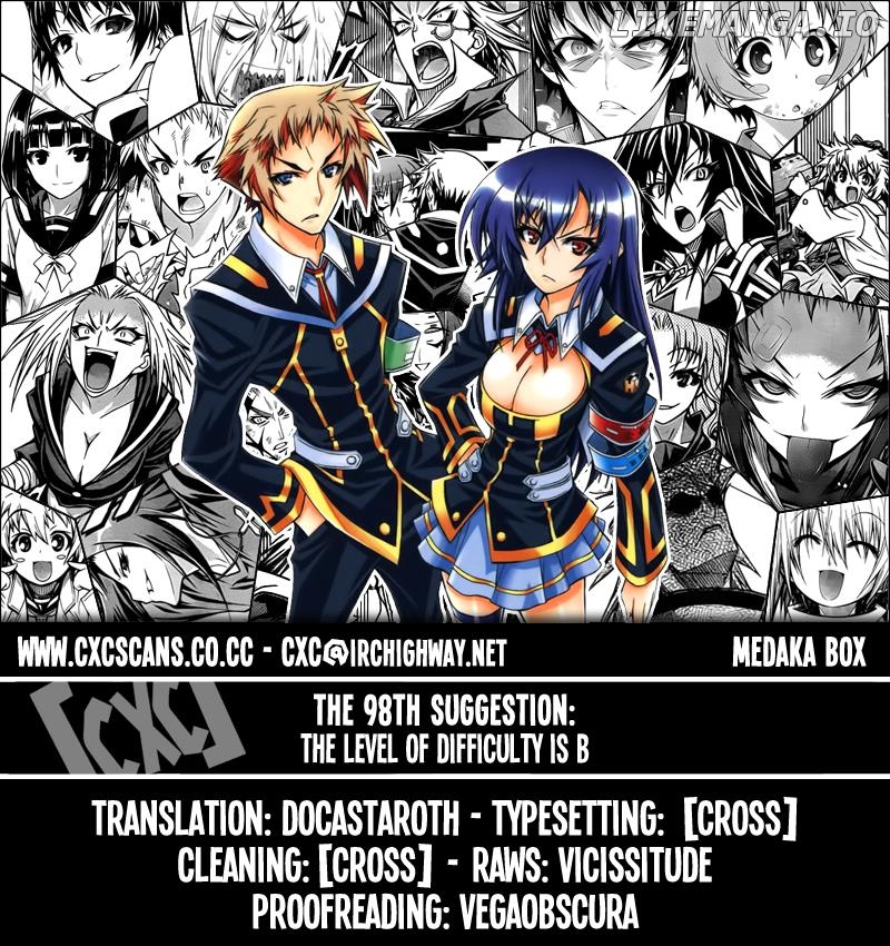 Medaka Box Chapter 98 - page 1