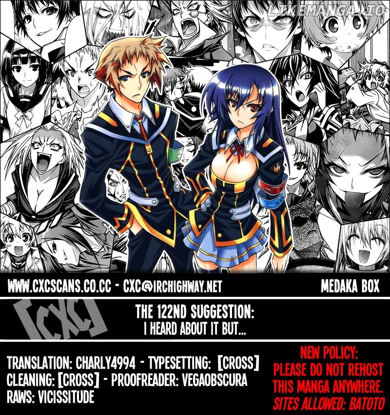 Medaka Box Chapter 122 - page 1