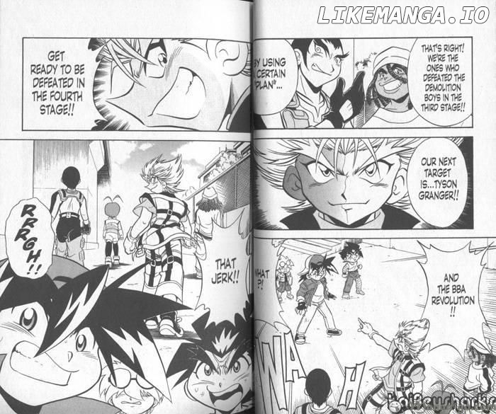 Bakuden Shoot Beyblade chapter 54 - page 15