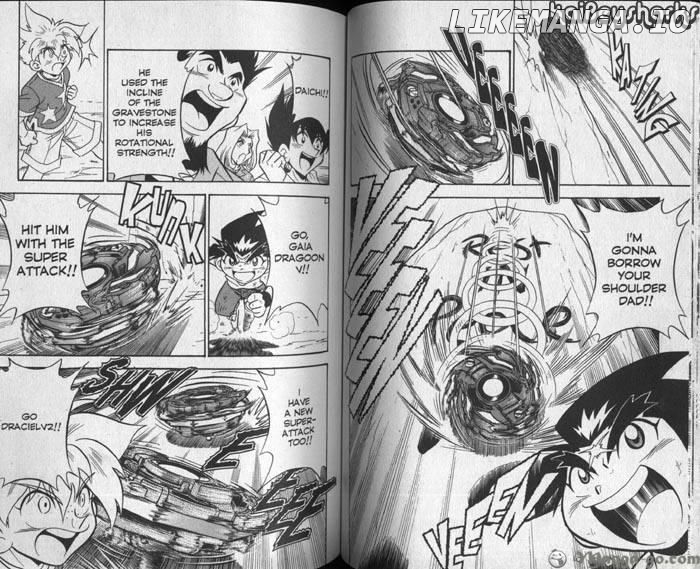 Bakuden Shoot Beyblade chapter 59.1 - page 12