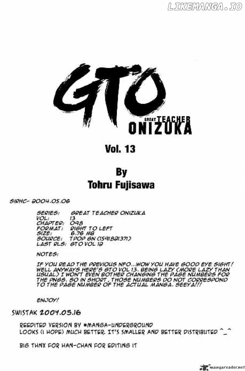 Great Teacher Onizuka chapter 98 - page 28