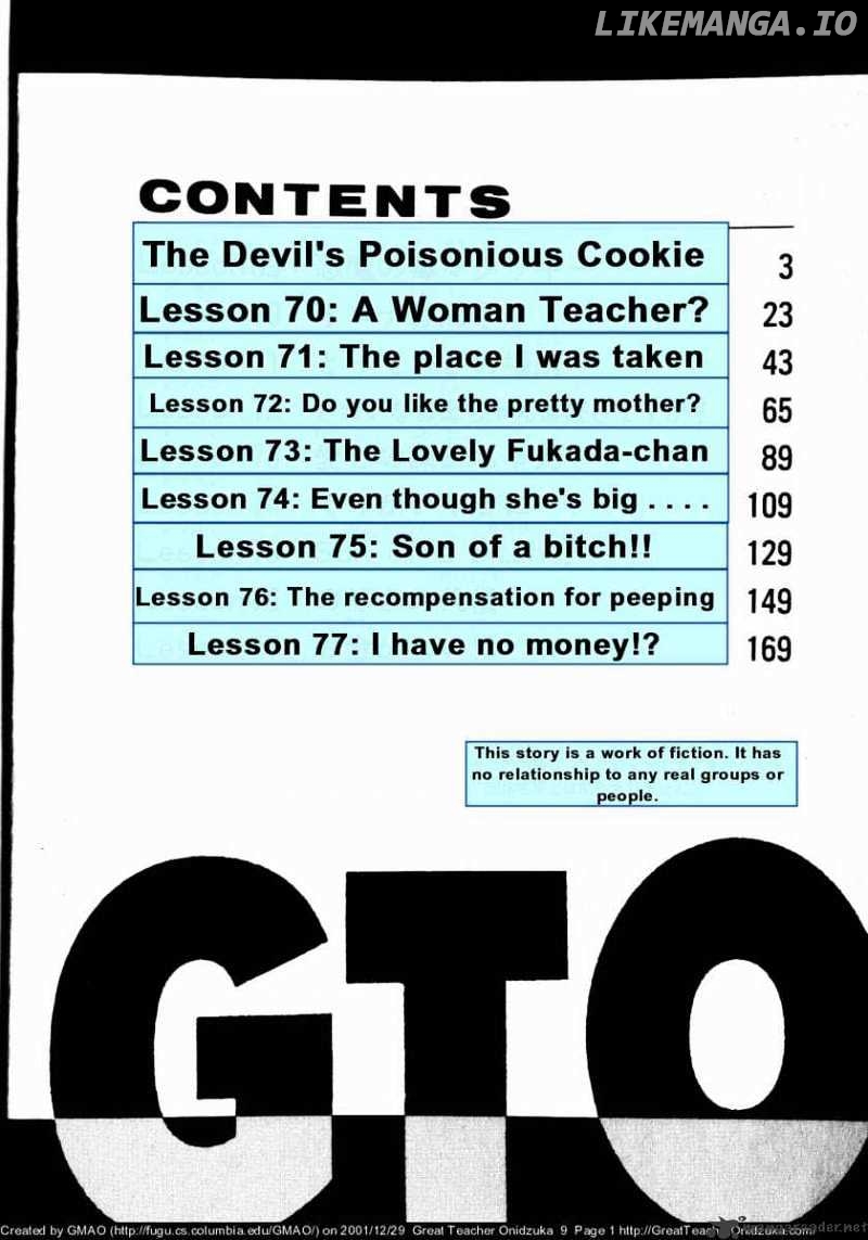 Great Teacher Onizuka chapter 69 - page 2
