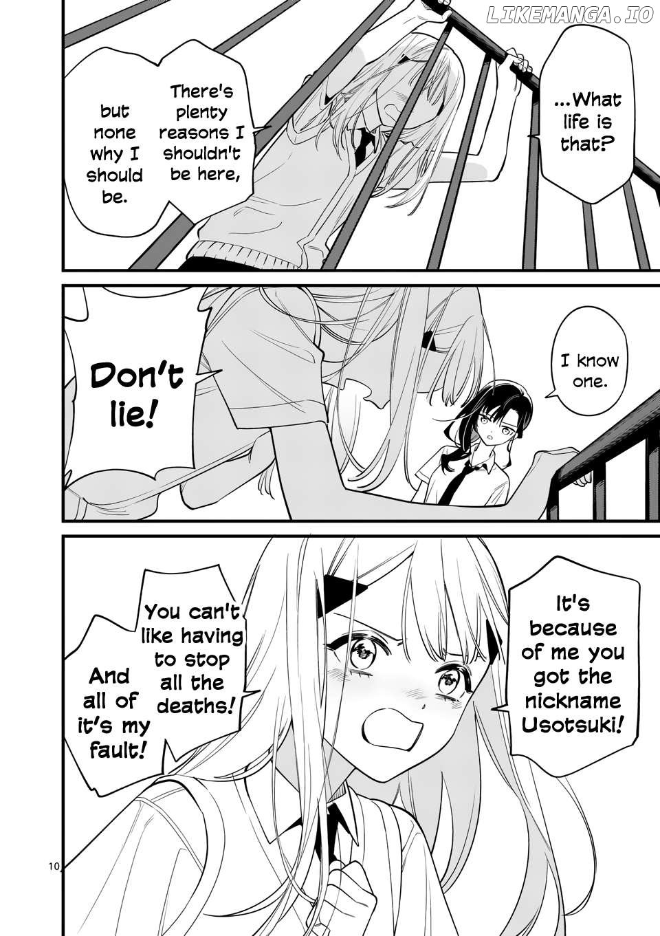 Liar Satsuki Can See Death Chapter 82 - page 10