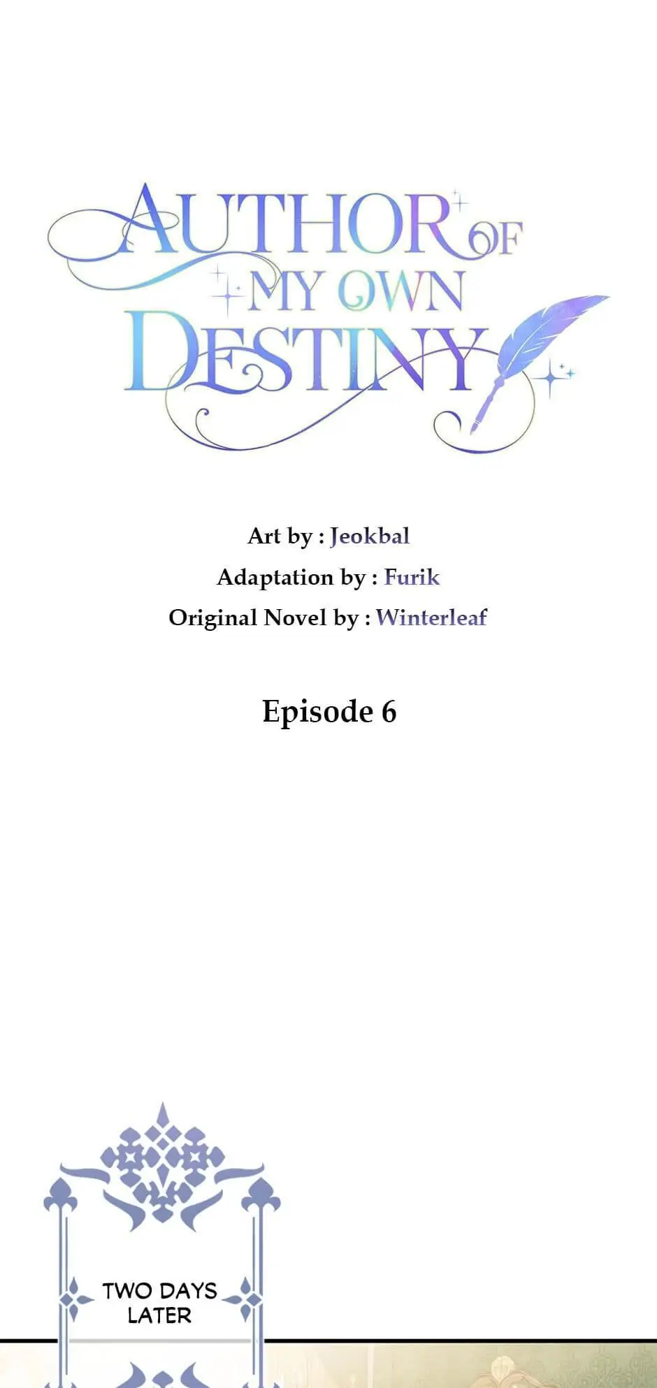 Author of My Own Destiny Chapter 6 - page 7