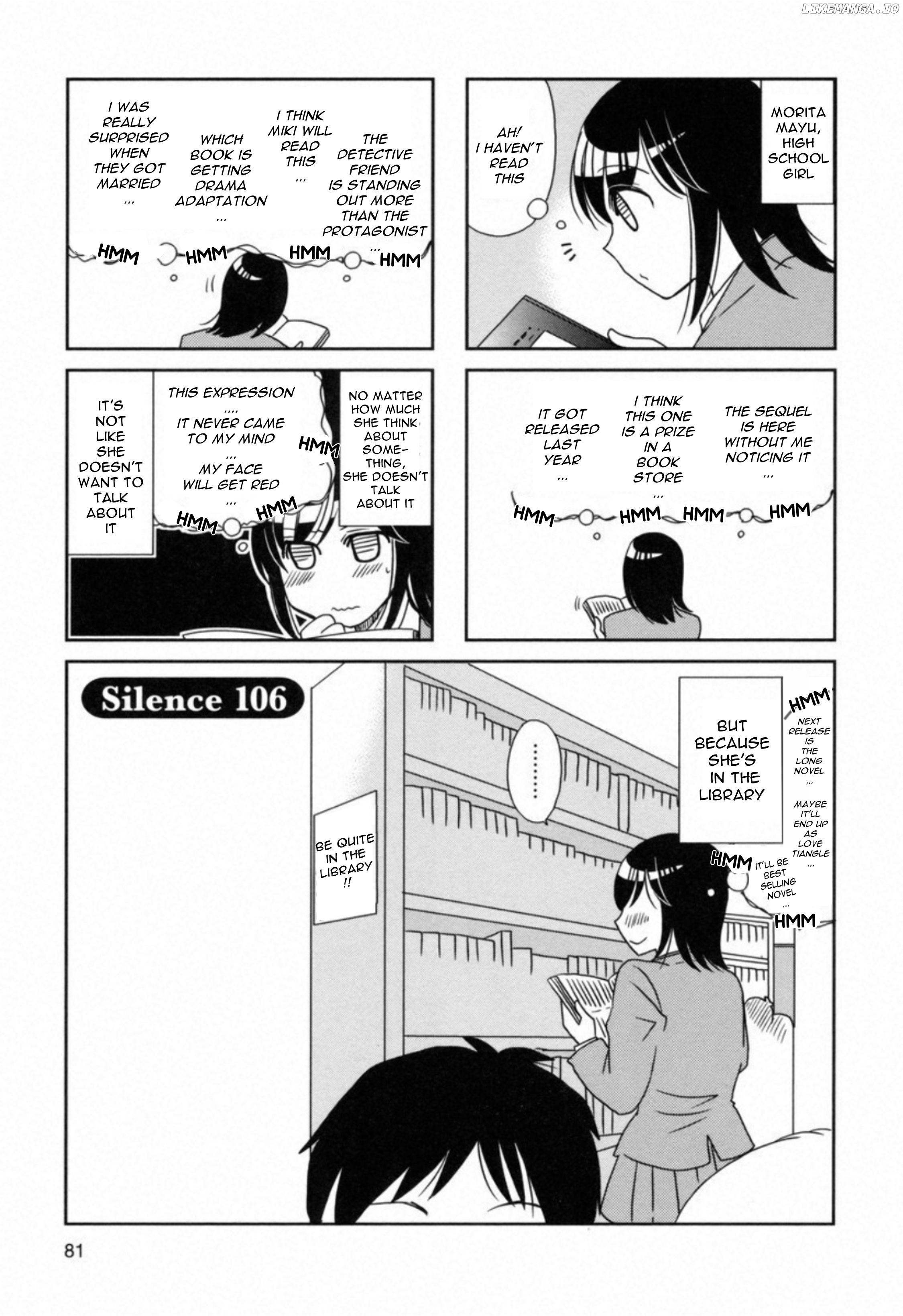 Morita-San Wa Mukuchi chapter 106 - page 1