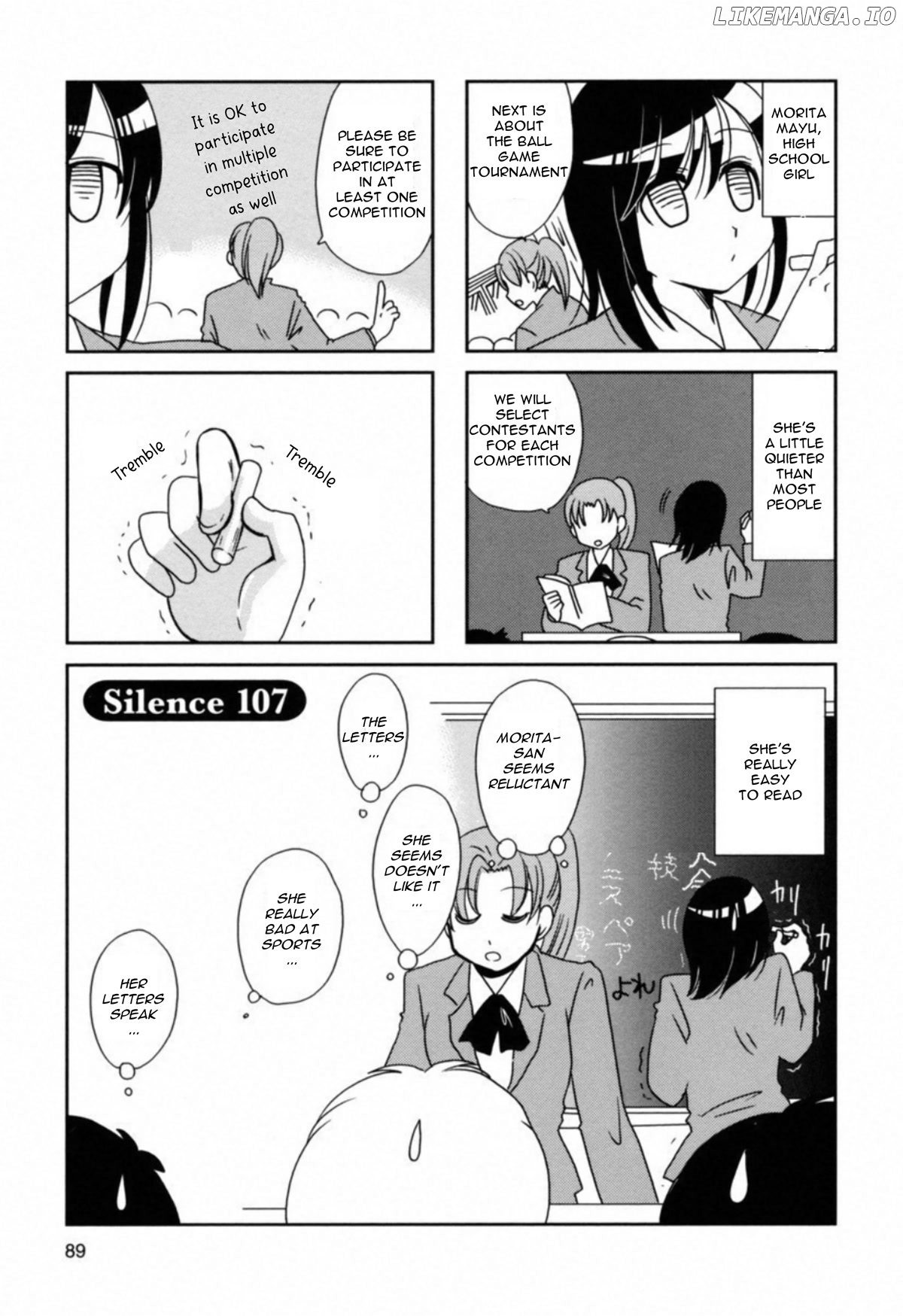 Morita-San Wa Mukuchi chapter 107 - page 1