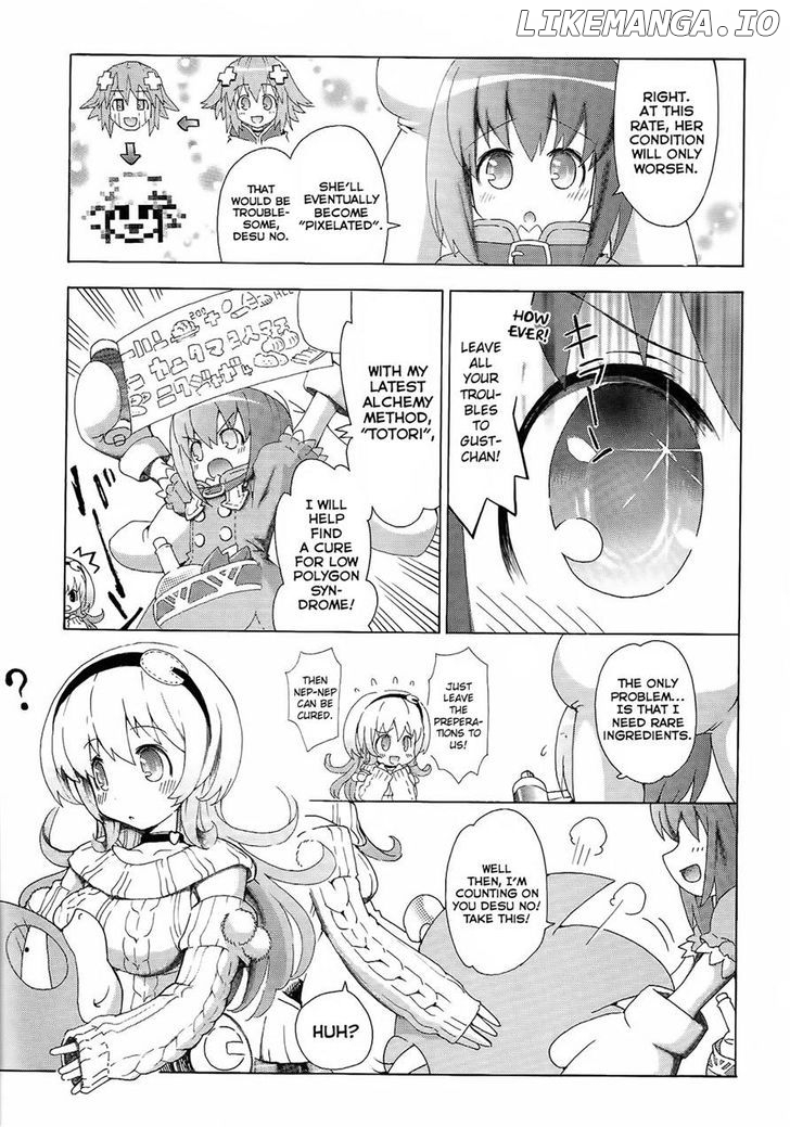 Choujigen Game Neptune - Megami Tsuushin chapter 4 - page 7