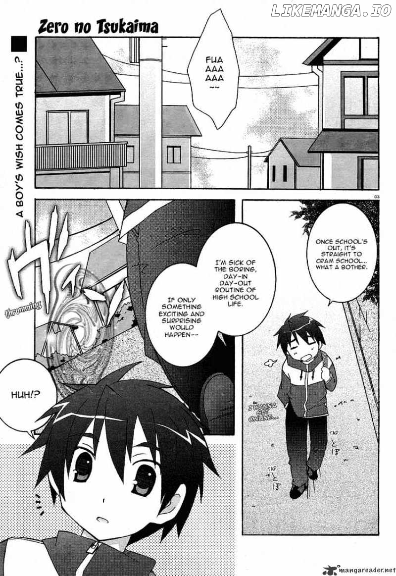 Zero No Tsukaima chapter 1 - page 3