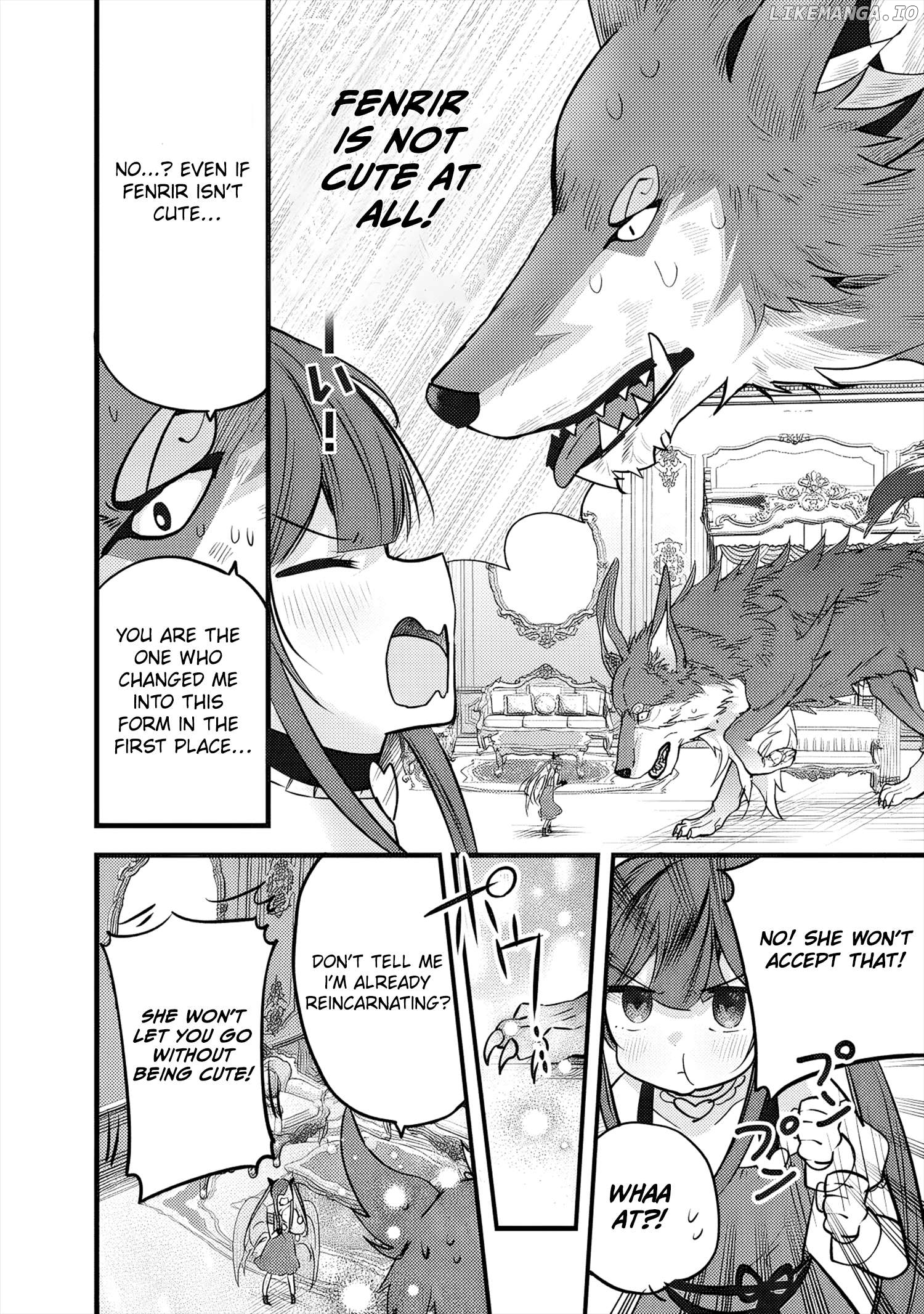 Fenrir ni Tensei shita Hazu ga Dou Mitemo Shiba Inu - Shiba Inu (Saikyou) ni Natta Ore, Mofumofu sare Nagara Kami e to Nariagaru Chapter 1 - page 17