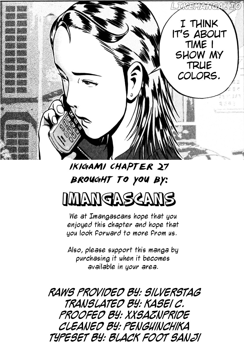 Ikigami chapter 27 - page 38