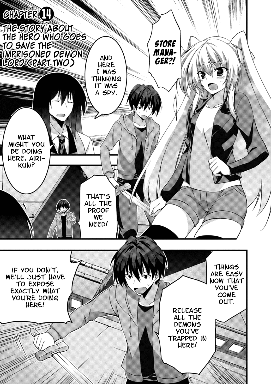 Yuusha ni Narenakatta Ore wa Shibushibu Shuushoku o Ketsuishimashita. chapter 14 - page 1