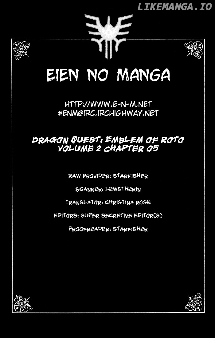 Dragon Quest Retsuden - Roto no Monshou chapter 5 - page 1
