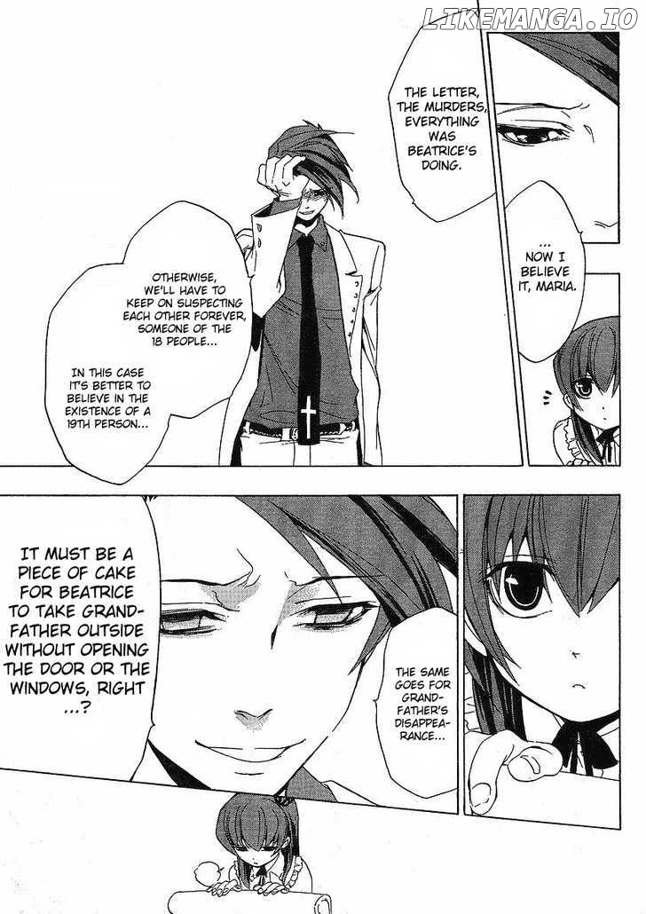 Umineko no Naku Koro ni Episode 1: Legend of the Golden Witch chapter 13 - page 34