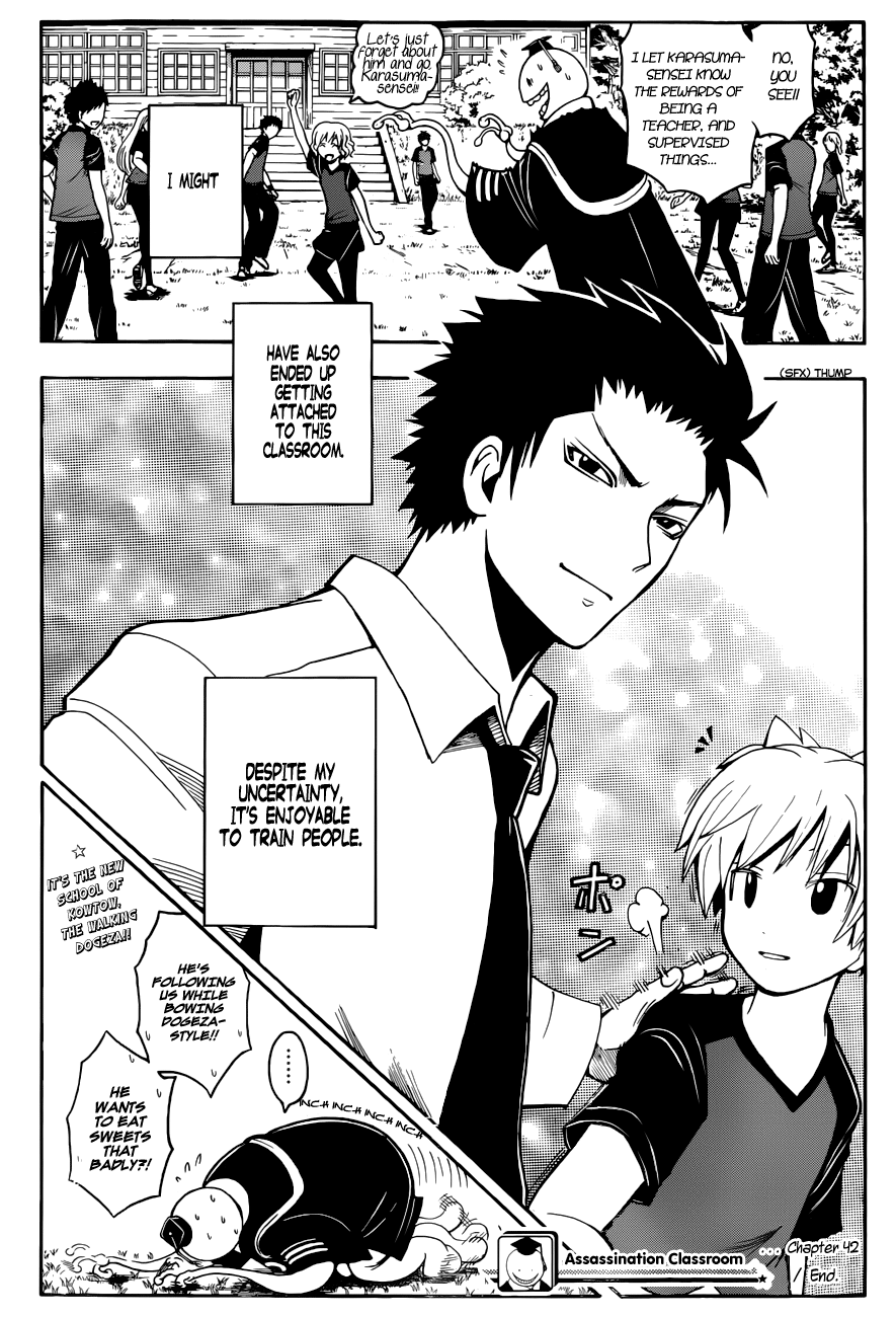 Assassination Classroom Extra chapter 42 - page 20