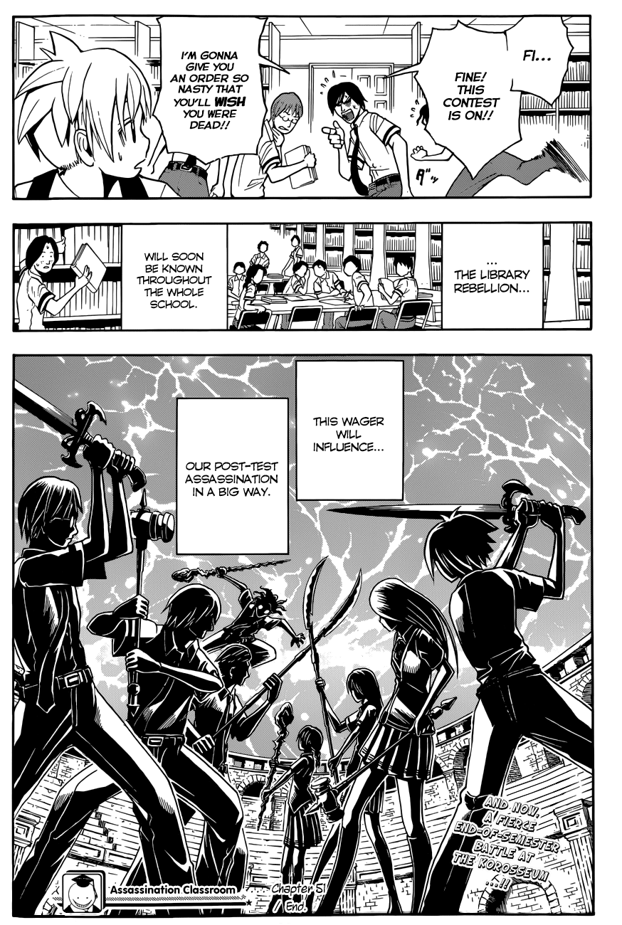 Assassination Classroom Extra chapter 51 - page 20