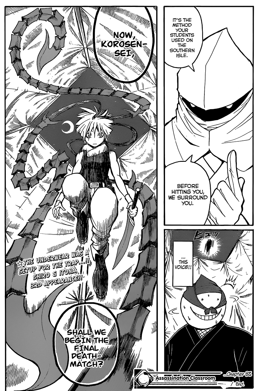 Assassination Classroom Extra chapter 83 - page 20