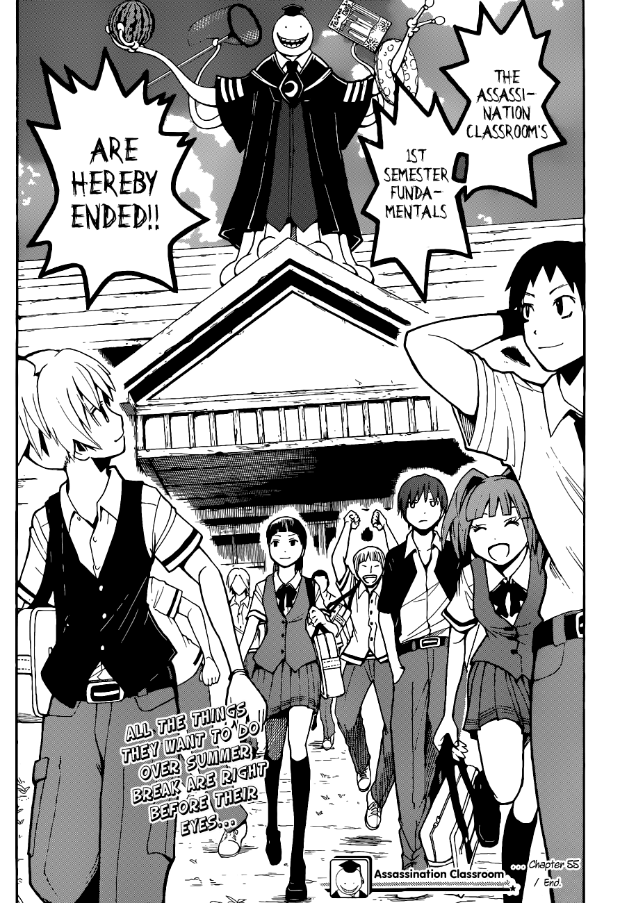 Assassination Classroom Extra chapter 55 - page 20