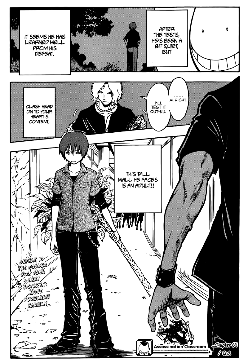 Assassination Classroom Extra chapter 64 - page 20