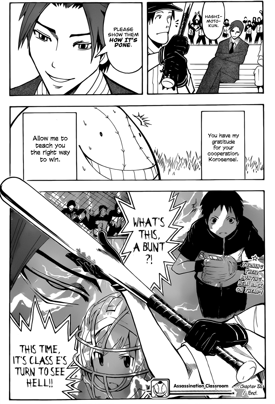 Assassination Classroom Extra chapter 35 - page 20