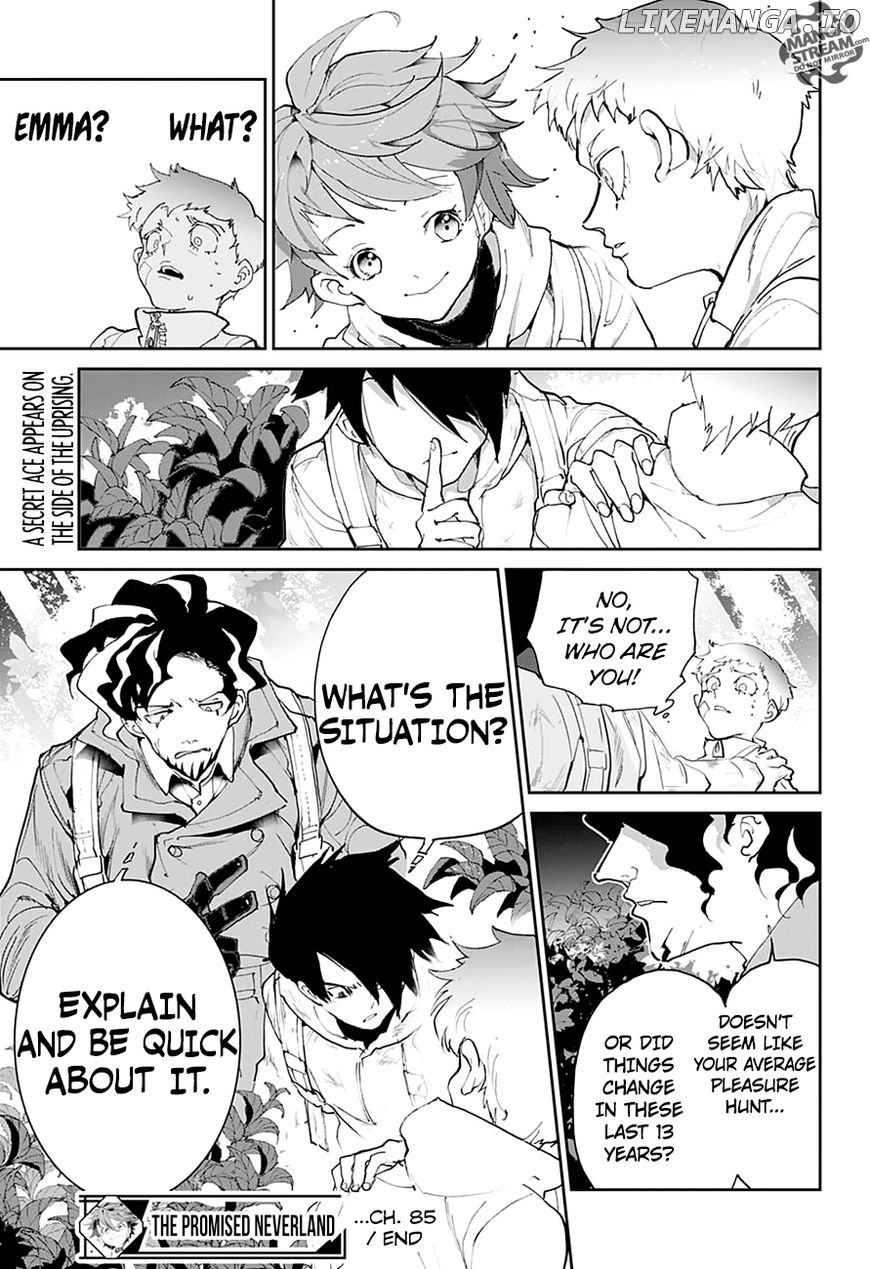 Yakusoku No Neverland chapter 85 - page 19