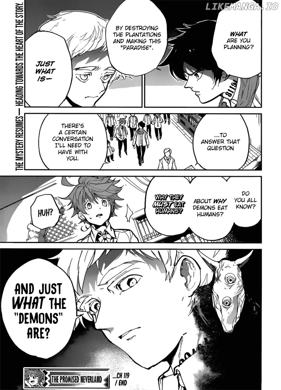 Yakusoku No Neverland chapter 119 - page 20