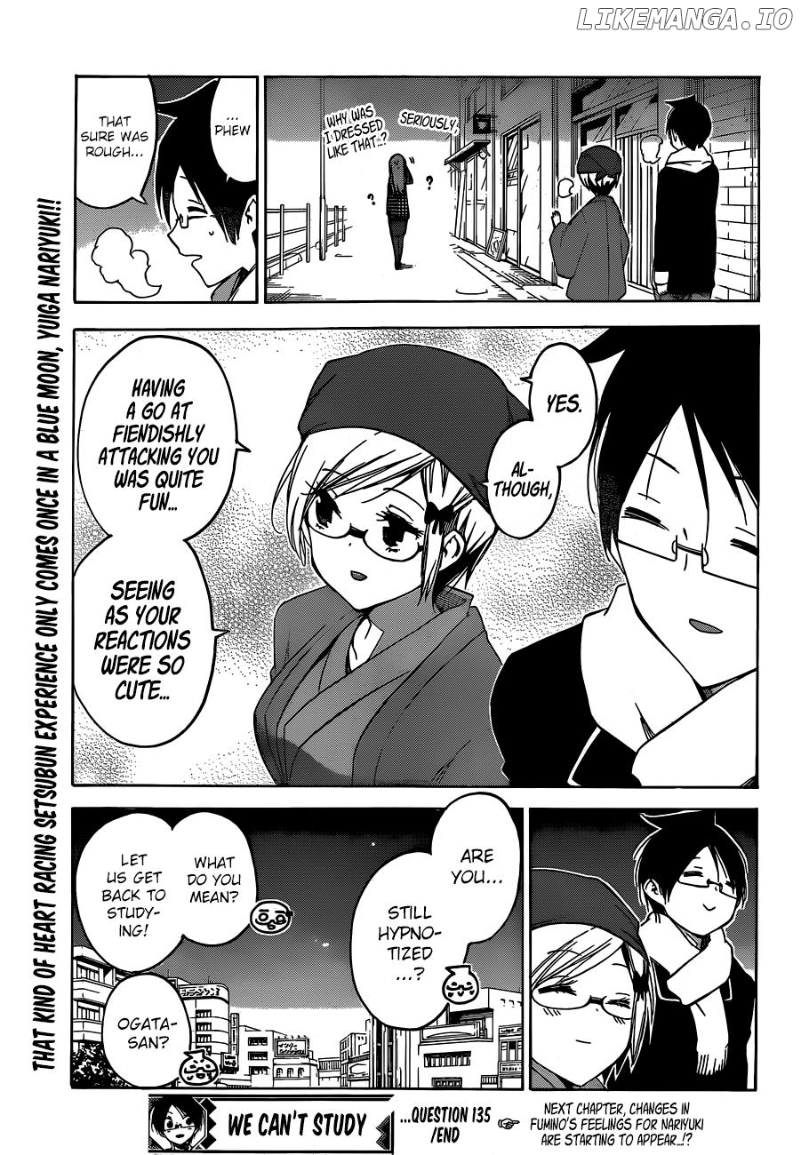 Bokutachi wa Benkyou ga Dekinai Chapter 135 - page 20