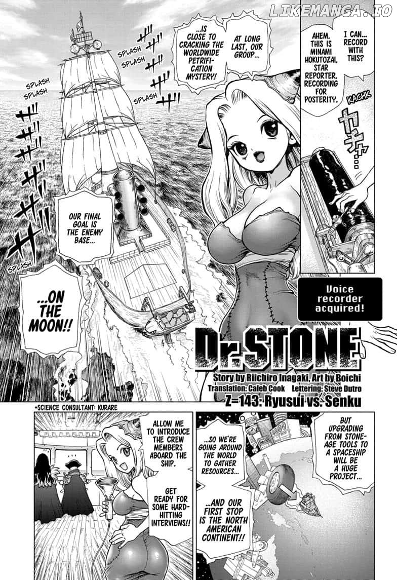 Dr. Stone chapter 143 - page 1