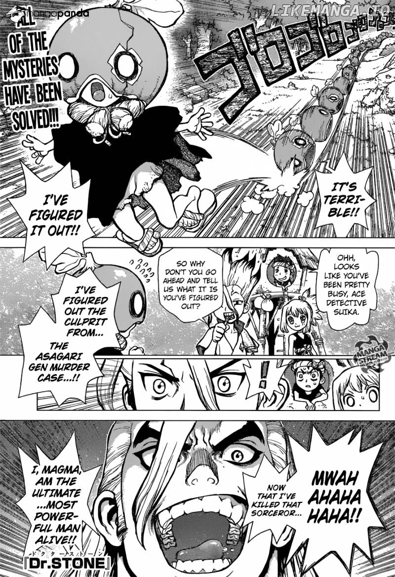 Dr. Stone chapter 27 - page 1